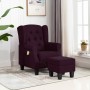 Sillón de masaje con reposapiés tela morado von , Elektrische Massagesessel - Ref: Foro24-320168, Preis: 216,57 €, Rabatt: %
