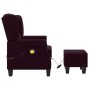 Sillón de masaje con reposapiés tela morado von , Elektrische Massagesessel - Ref: Foro24-320168, Preis: 216,57 €, Rabatt: %