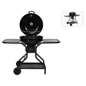 ProGarden Barbacoa sobre ruedas con mesita auxiliar negro von , Grillen - Ref: Foro24-445886, Preis: 189,39 €, Rabatt: %