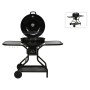ProGarden Barbacoa sobre ruedas con mesita auxiliar negro by , Barbecues - Ref: Foro24-445886, Price: 189,39 €, Discount: %