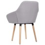 Sillas de comedor giratorias 2 unidades tela gris claro von , Essstühle - Ref: Foro24-283459, Preis: 154,81 €, Rabatt: %