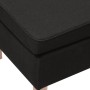 Taburete con patas de madera tapizado tejido negro von , Klapphocker und Stühle - Ref: Foro24-329427, Preis: 59,97 €, Rabatt: %