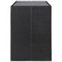 Juego de comedor de jardín 9 piezas ratán sintético negro by , Garden sets - Ref: Foro24-43966, Price: 512,87 €, Discount: %