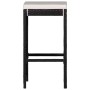 Juego de comedor de jardín 9 piezas ratán sintético negro by , Garden sets - Ref: Foro24-43966, Price: 512,87 €, Discount: %