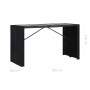 Juego de comedor de jardín 9 piezas ratán sintético negro by , Garden sets - Ref: Foro24-43966, Price: 512,87 €, Discount: %