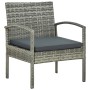 Set de muebles de jardín 5 pzas y cojines ratán sintético gris by , Garden sets - Ref: Foro24-45790, Price: 321,09 €, Discoun...