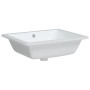 Lavabo de baño rectangular cerámica blanco 50x40,5x18,5 cm von , Sinkt - Ref: Foro24-153732, Preis: 85,70 €, Rabatt: %