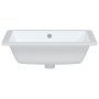 Lavabo de baño rectangular cerámica blanco 50x40,5x18,5 cm von , Sinkt - Ref: Foro24-153732, Preis: 85,70 €, Rabatt: %