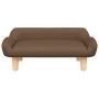 Cama para perros de tela marrón 70x40x24 cm by , Beds for dogs - Ref: Foro24-171948, Price: 69,27 €, Discount: %