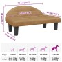 Cama para perros de terciopelo marrón 70x52x30 cm by , Beds for dogs - Ref: Foro24-171943, Price: 62,81 €, Discount: %
