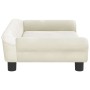 Cama para perros de terciopelo crema 70x48x22 cm von , Betten für Hunde - Ref: Foro24-172018, Preis: 81,15 €, Rabatt: %