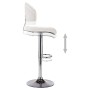 Taburetes de cocina 2 unidades cuero sintético blanco von , Küchenhocker - Ref: Foro24-249657, Preis: 161,87 €, Rabatt: %