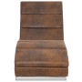 Diván de piel de ante artificial marrón von , Tagesbetten - Ref: Foro24-281294, Preis: 241,24 €, Rabatt: %