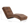 Diván de piel de ante artificial marrón von , Tagesbetten - Ref: Foro24-281294, Preis: 241,24 €, Rabatt: %