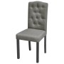 Sillas de comedor 6 unidades de tela gris de , Sillas de comedor - Ref: Foro24-272247, Precio: 428,15 €, Descuento: %