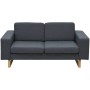 Set de sofás de 2 y 3 plazas gris oscuro by , Sofas - Ref: Foro24-273816, Price: 863,46 €, Discount: %