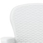 Set de muebles de jardín 7 pzas plástico blanco aspecto ratán von , Gartensets - Ref: Foro24-276125, Preis: 914,97 €, Rabatt: %