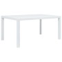 Set de muebles de jardín 7 pzas plástico blanco aspecto ratán von , Gartensets - Ref: Foro24-276125, Preis: 914,97 €, Rabatt: %