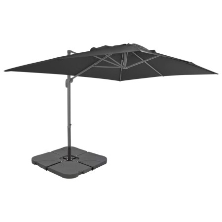 Sombrilla de jardín con base portátil gris antracita by , Umbrellas - Ref: Foro24-276347, Price: 630,49 €, Discount: %