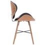 Sillas de comedor 4 uds cuero sintético y madera curvada negro by , dining chairs - Ref: Foro24-279505, Price: 425,64 €, Disc...