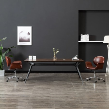 Silla de comedor giratoria cuero sintético marrón von , Essstühle - Ref: Foro24-287393, Preis: 171,29 €, Rabatt: %