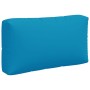 Cojines para sofá de palets 3 unidades tela azul de , Cojines para sillas y sofás - Ref: Foro24-314662, Precio: 55,43 €, Desc...