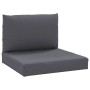 Cojines para palets 2 unidades tela gris antracita de , Cojines para sillas y sofás - Ref: Foro24-315052, Precio: 61,47 €, De...