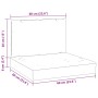 Cojines para palets 2 unidades tela gris antracita de , Cojines para sillas y sofás - Ref: Foro24-315052, Precio: 61,47 €, De...