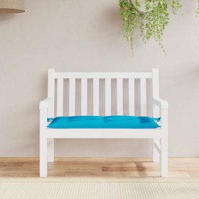 Cojín de banco de jardín tela Oxford azul 110x50x7 cm by , Cushions for chairs and sofas - Ref: Foro24-316458, Price: 23,84 €...
