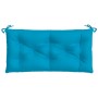 Cojín de banco de jardín tela Oxford azul 110x50x7 cm by , Cushions for chairs and sofas - Ref: Foro24-316458, Price: 23,84 €...