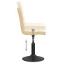 Sillas de comedor giratorias 2 uds terciopelo crema von , Essstühle - Ref: Foro24-335740, Preis: 114,42 €, Rabatt: %
