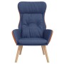 Sillón de relax de tela y PVC azul by , Armchairs - Ref: Foro24-341305, Price: 106,44 €, Discount: %