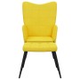 Sillón de relax con reposapiés tela amarillo mostaza by , Armchairs - Ref: Foro24-327959, Price: 124,05 €, Discount: %