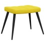 Sillón de relax con reposapiés tela amarillo mostaza by , Armchairs - Ref: Foro24-327959, Price: 124,05 €, Discount: %