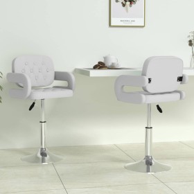 Sillas de comedor giratorias 2 unidades cuero sintético blanco von , Essstühle - Ref: Foro24-335557, Preis: 159,84 €, Rabatt: %