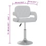 Sillas de comedor giratorias 2 unidades cuero sintético blanco von , Essstühle - Ref: Foro24-335557, Preis: 159,84 €, Rabatt: %