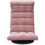 Silla de suelo giratoria de terciopelo rosa von , Bodenstühle - Ref: Foro24-336568, Preis: 121,94 €, Rabatt: %