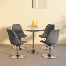 Sillas de comedor giratorias 4 unidades tela gris claro de , Sillas de comedor - Ref: Foro24-338319, Precio: 280,24 €, Descue...
