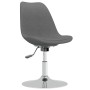 Sillas de comedor giratorias 4 unidades tela gris claro by , dining chairs - Ref: Foro24-338319, Price: 284,64 €, Discount: %