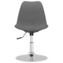 Sillas de comedor giratorias 4 unidades tela gris claro by , dining chairs - Ref: Foro24-338319, Price: 284,64 €, Discount: %