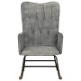 Silla mecedora de lona vintage gris de , Mecedoras - Ref: Foro24-339685, Precio: 117,02 €, Descuento: %