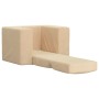 Sofá cama infantil felpa suave color crema by , Baby and Toddler Furniture - Ref: Foro24-341848, Price: 31,98 €, Discount: %