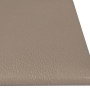 Paneles pared 12 uds cuero sintético capuchino 60x15 cm 1,08 m² de , Recubrimiento de paredes - Ref: Foro24-343831, Precio: 3...
