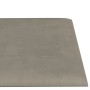 Paneles de pared 12 uds terciopelo gris claro 60x15 cm 1,08 m² von , Wandverkleidung - Ref: Foro24-344063, Preis: 39,46 €, Ra...
