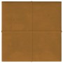 Paneles de pared 12 uds terciopelo marrón 30x30 cm 1,08 m² de , Recubrimiento de paredes - Ref: Foro24-344049, Precio: 35,85 ...