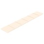 Paneles de pared 12 uds terciopelo color crema 90x15 cm 1,62 m² von , Wandverkleidung - Ref: Foro24-344113, Preis: 37,76 €, R...