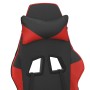 Silla gaming de masaje y reposapiés cuero sintético negro rojo by , Gaming chairs - Ref: Foro24-345412, Price: 121,05 €, Disc...