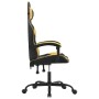 Silla gaming giratoria cuero sintético negro y dorado von , Gaming-Stühle - Ref: Foro24-349569, Preis: 103,84 €, Rabatt: %