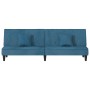 Sofá cama de terciopelo azul de , Sofás - Ref: Foro24-351906, Precio: 248,88 €, Descuento: %