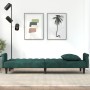 Sofá cama con reposabrazos terciopelo verde oscuro de , Sofás - Ref: Foro24-351946, Precio: 319,29 €, Descuento: %